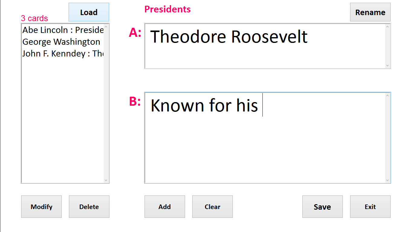 Quick Cards An accessible way to study.