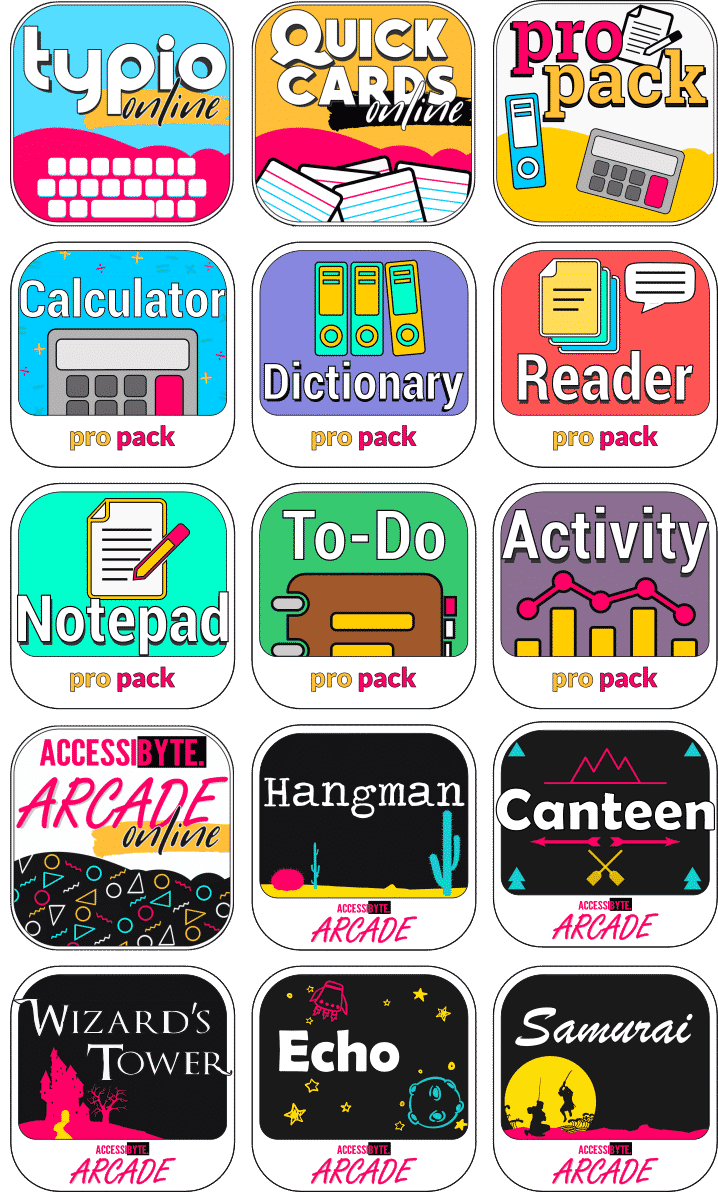 app icons tpio quicy cards arcade propack