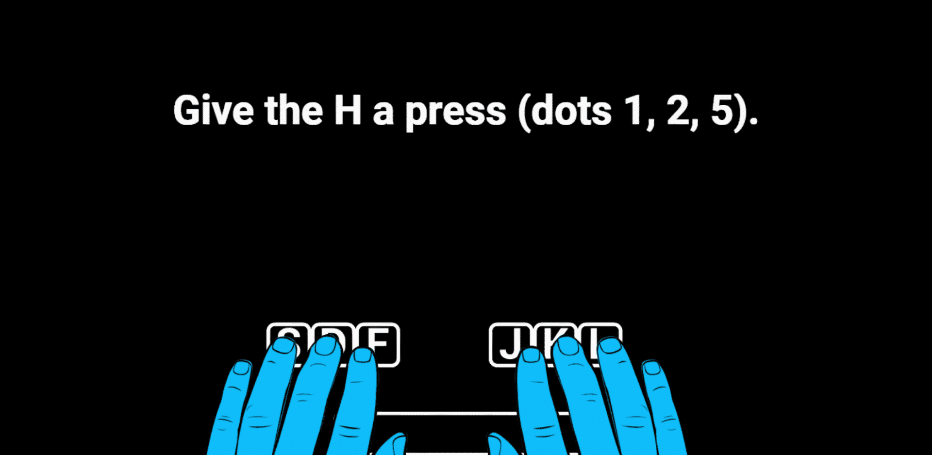 Guided braille typing instruction with Typio on any device. Accessibyte